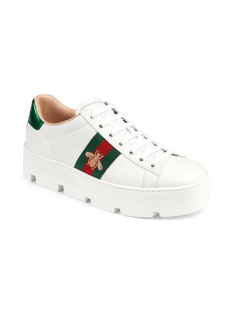 gucci bee sneakers amazon|Gucci new ace platform sneakers.